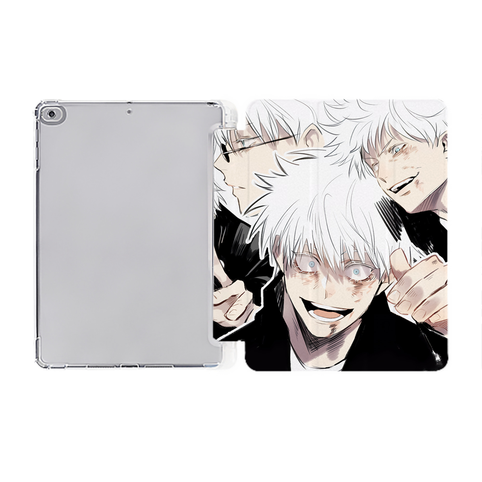 （画像用） SPY×FAMILY间谍家家酒 IPad ケース ペン収納付き 三つ折りスタンド PUレザー×シリコン 対応機種9.5/10.5/10.9インチ